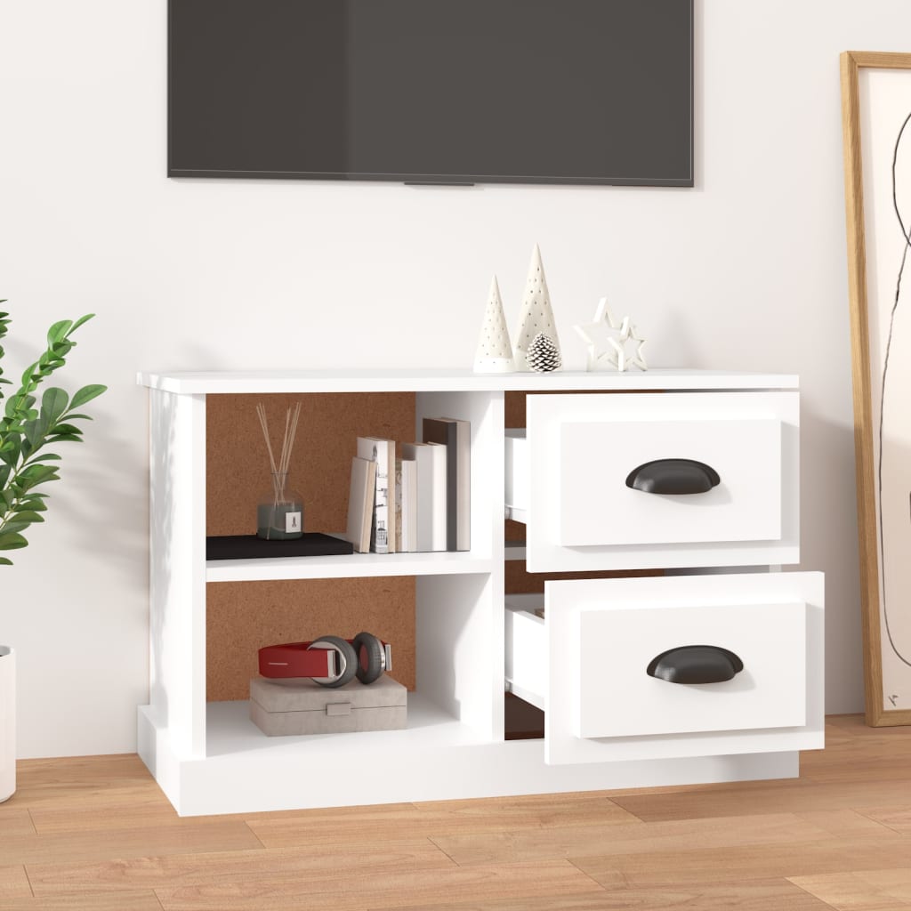 vidaXL Tv-meubel 73x35,5x47,5 cm bewerkt hout wit