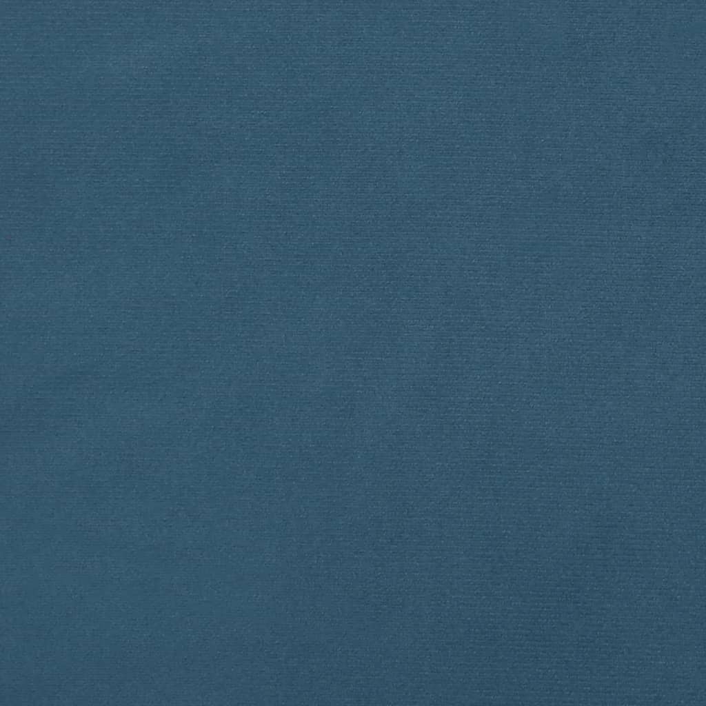 vidaXL Hoofdborden 2 st 80x5x78/88 cm fluweel donkerblauw