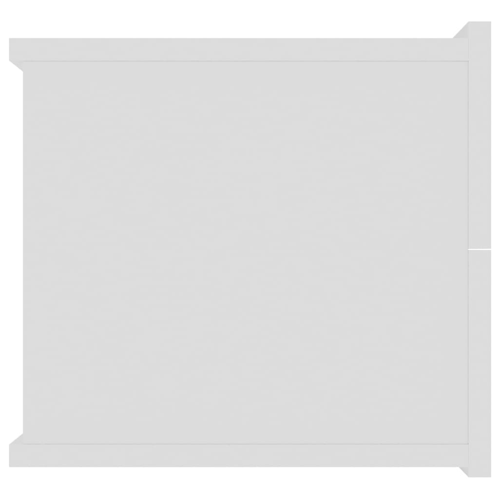 vidaXL Nachtkastje 40x30x30 cm spaanplaat wit