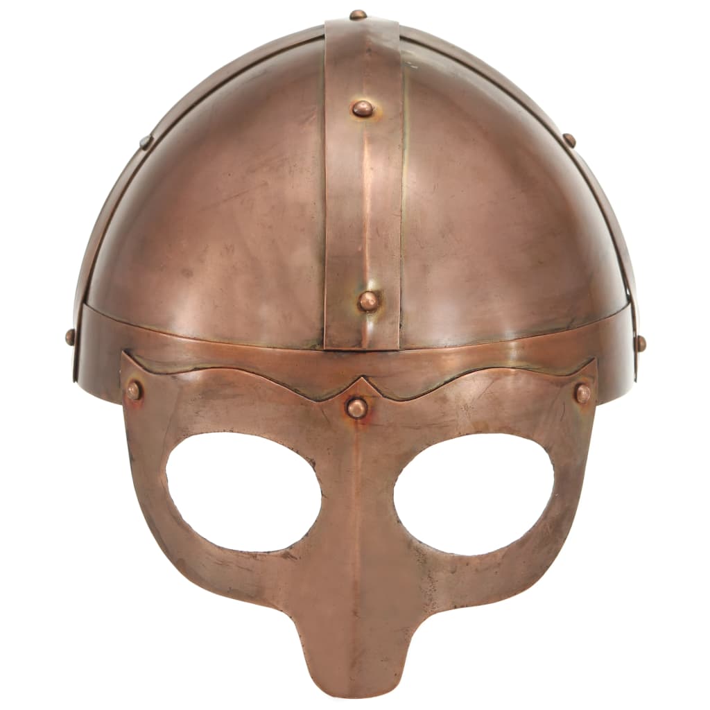 vidaXL Vikinghelm replica LARP staal koperkleurig