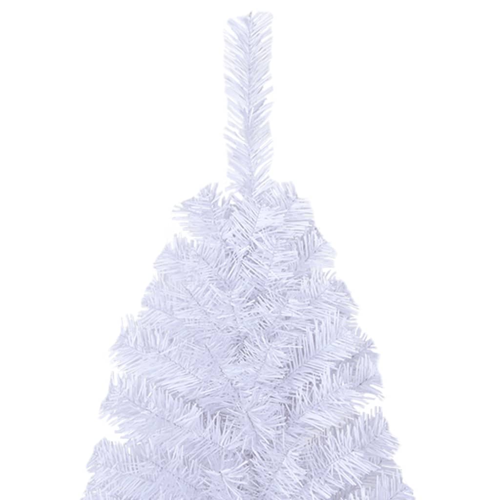 vidaXL Kunstkerstboom met dikke takken 150 cm PVC wit