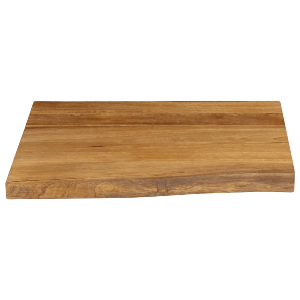 vidaXL Tafelblad met natuurlijke rand 60x60x2,5 cm massief mangohout