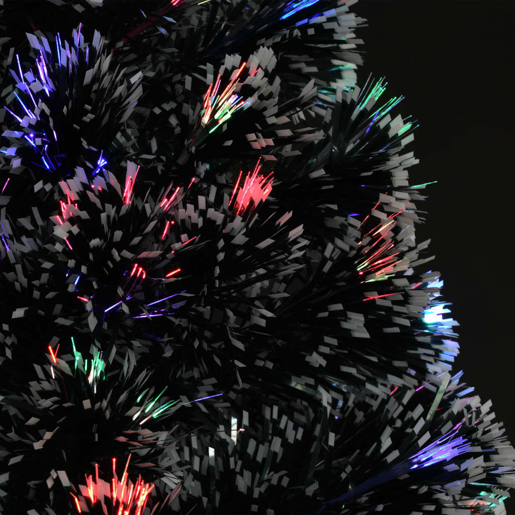 vidaXL Kerstboom met LED en standaard 120 cm glasvezel