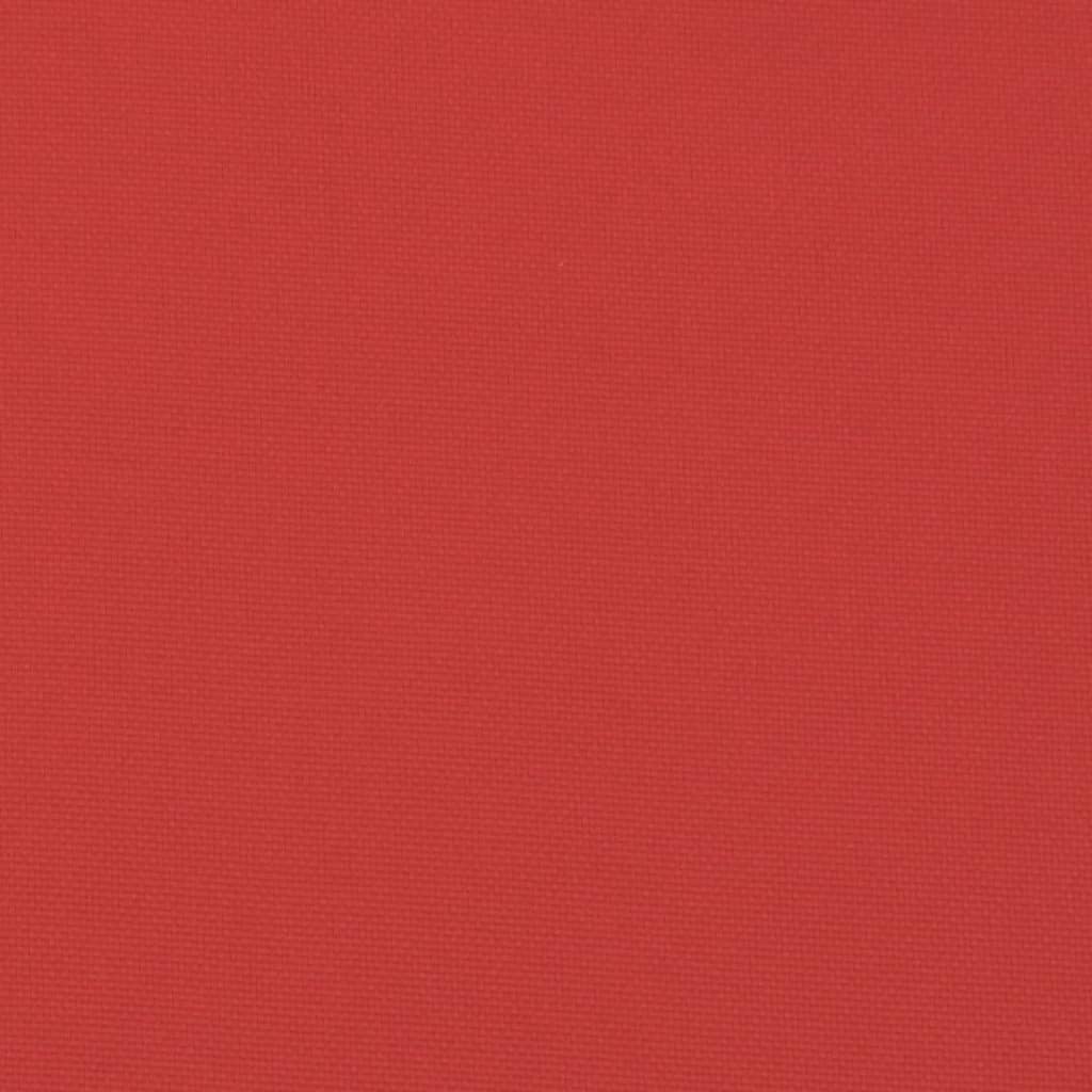 vidaXL Palletkussen 70x70x12 cm stof rood