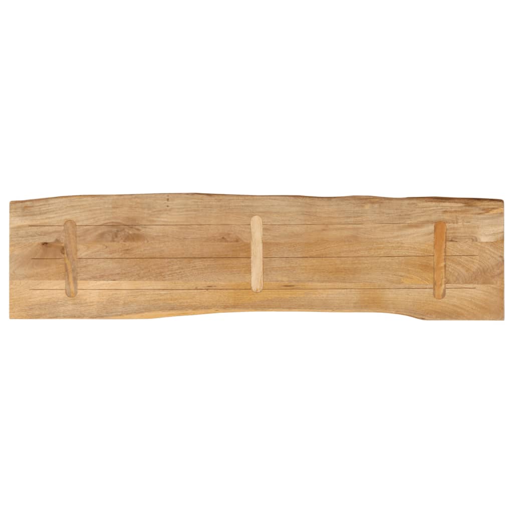 vidaXL Tafelblad met natuurlijke rand 160x40x3,8 cm massief mangohout