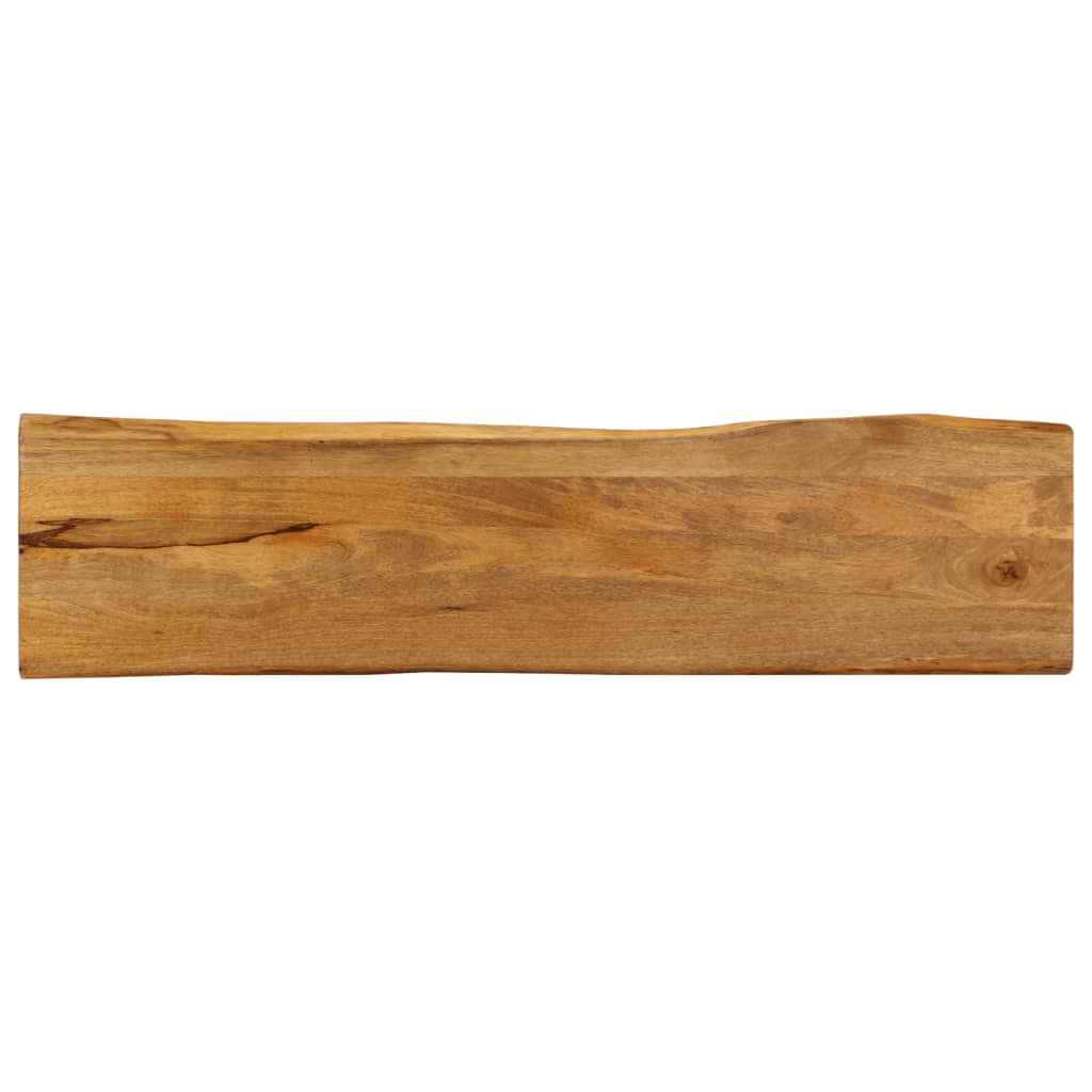 vidaXL Tafelblad met natuurlijke rand 180x40x3,8 cm massief mangohout