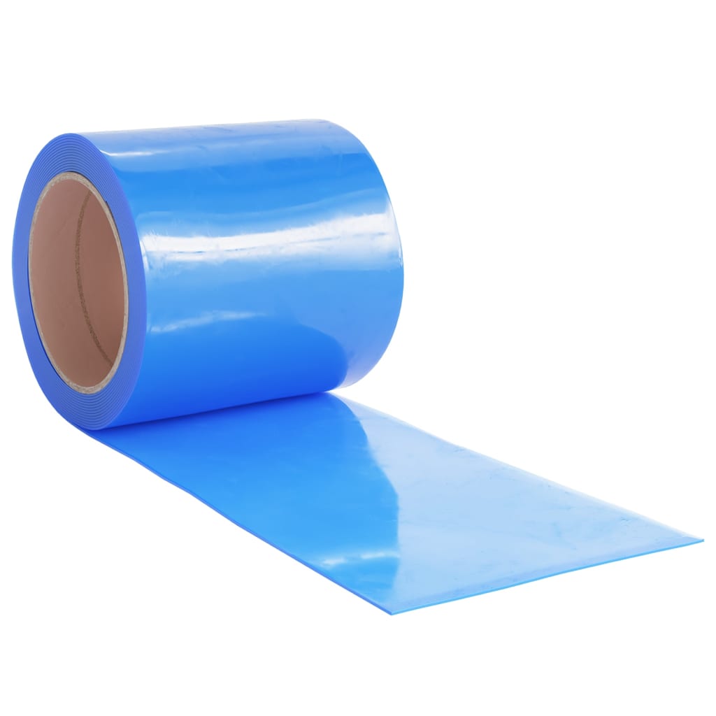 vidaXL Deurgordijn 200x1,6 mm 10 m PVC blauw