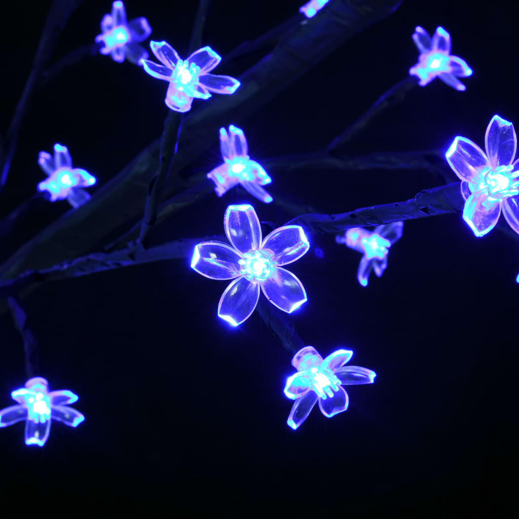 vidaXL Kerstboom 120 LED's blauw licht kersenbloesem 150 cm