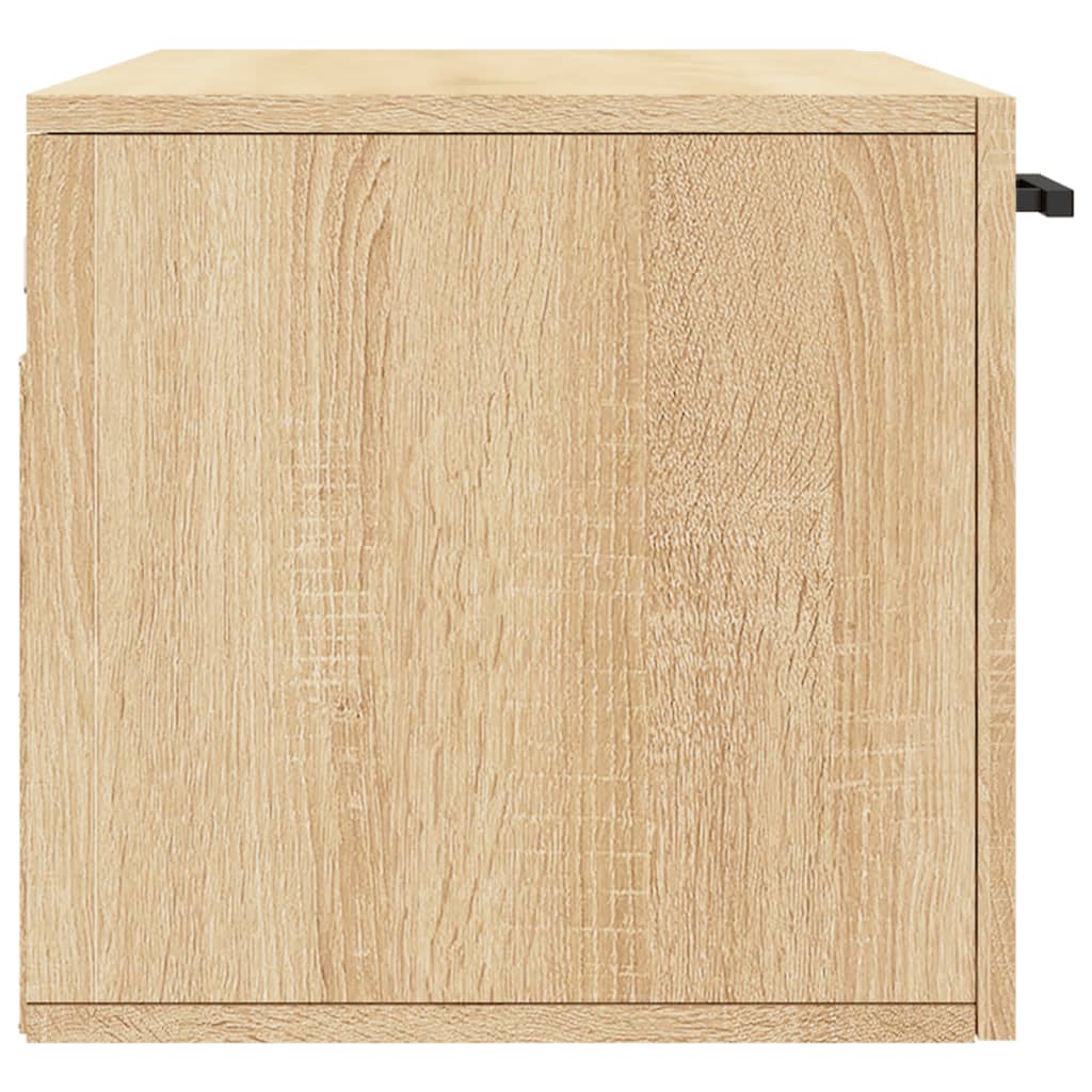 vidaXL Wandkast 80x36,5x35 cm bewerkt hout sonoma eikenkleurig