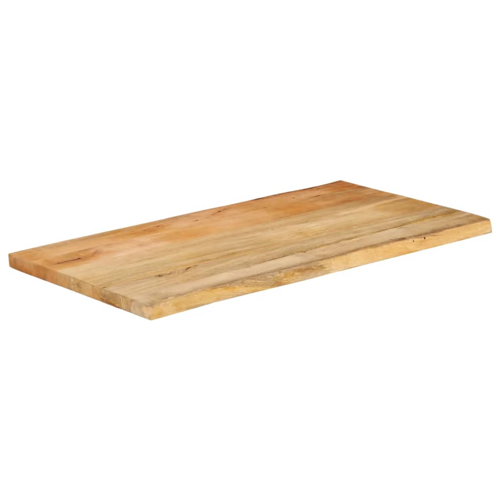 vidaXL Tafelblad met natuurlijke rand 100x60x3,8 cm massief mangohout