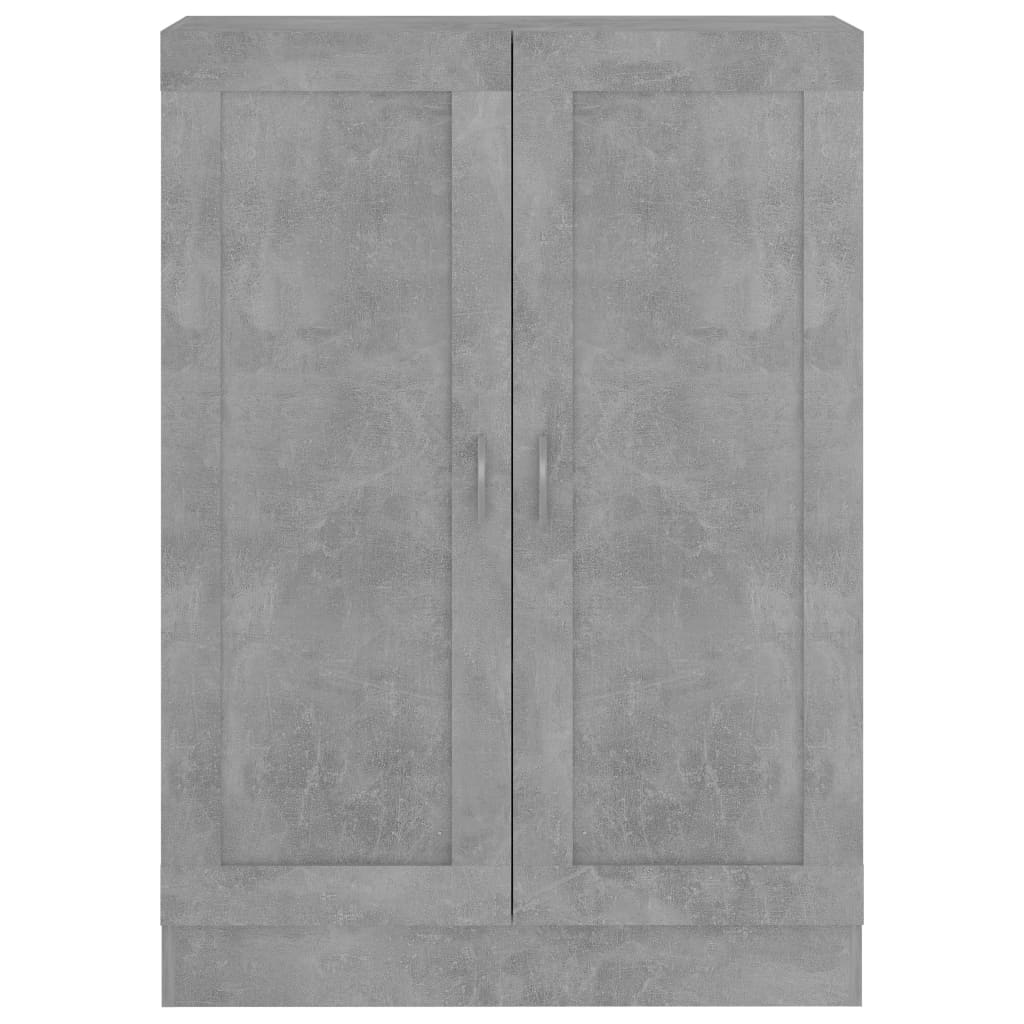 vidaXL Boekenkast 82,5x30,5x115 cm spaanplaat betongrijs
