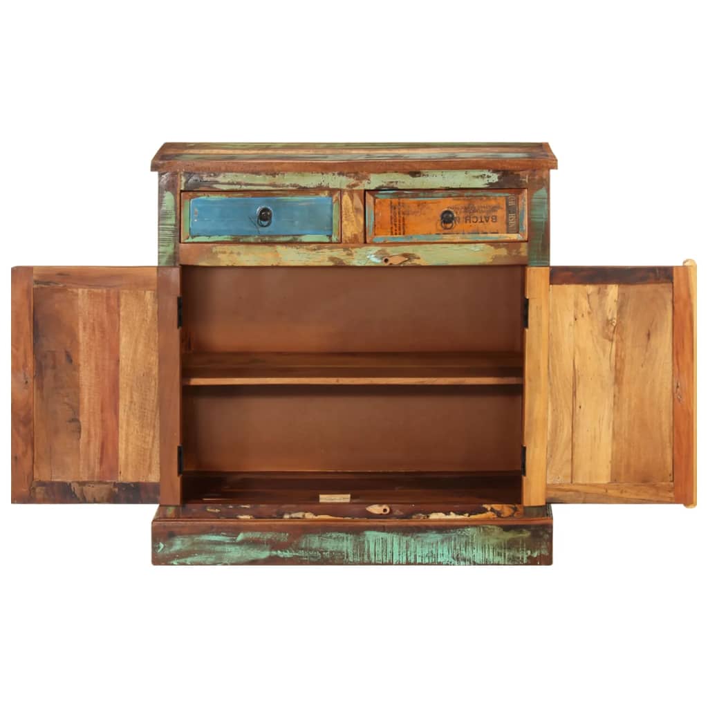 vidaXL Kast met 2 lades en 2 deuren vintage-stijl gerecycled hout