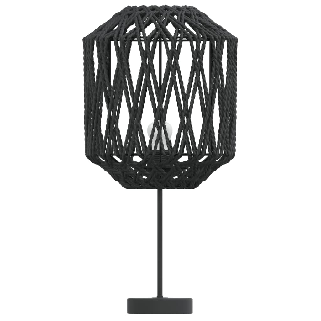 vidaXL Lampenkap Ø23x28 cm ijzer en papier zwart