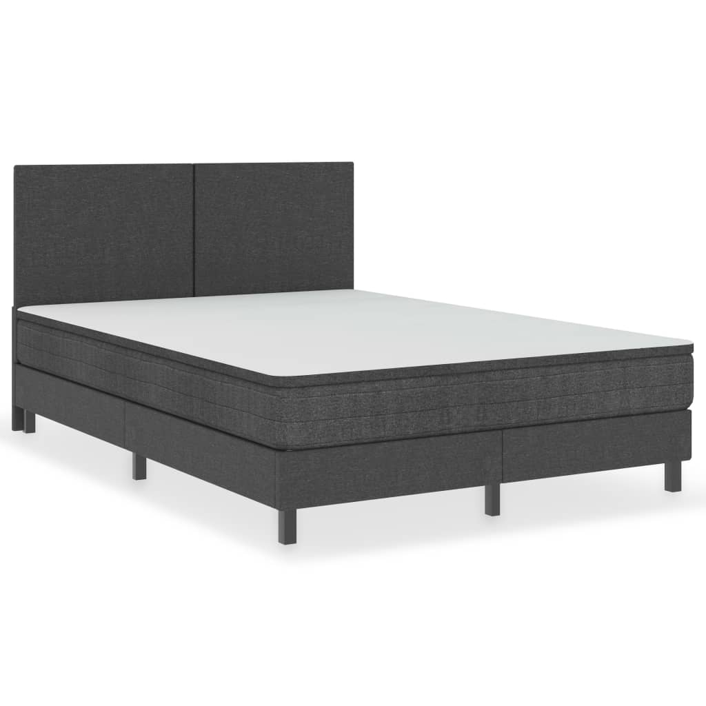 vidaXL Hoofdbord 180x200 cm stof donkergrijs