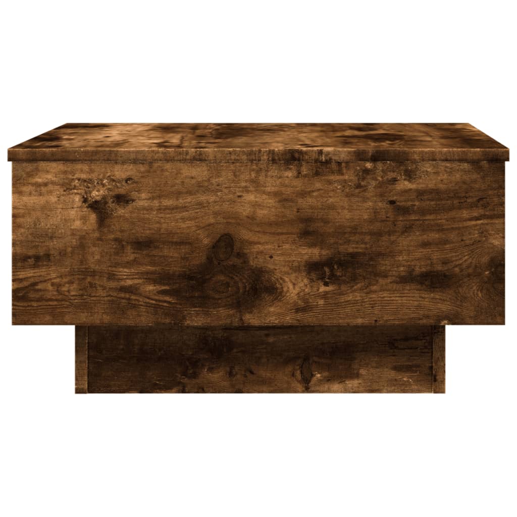 vidaXL Salontafel 60x45x31 cm bewerkt hout gerookt eikenkleurig