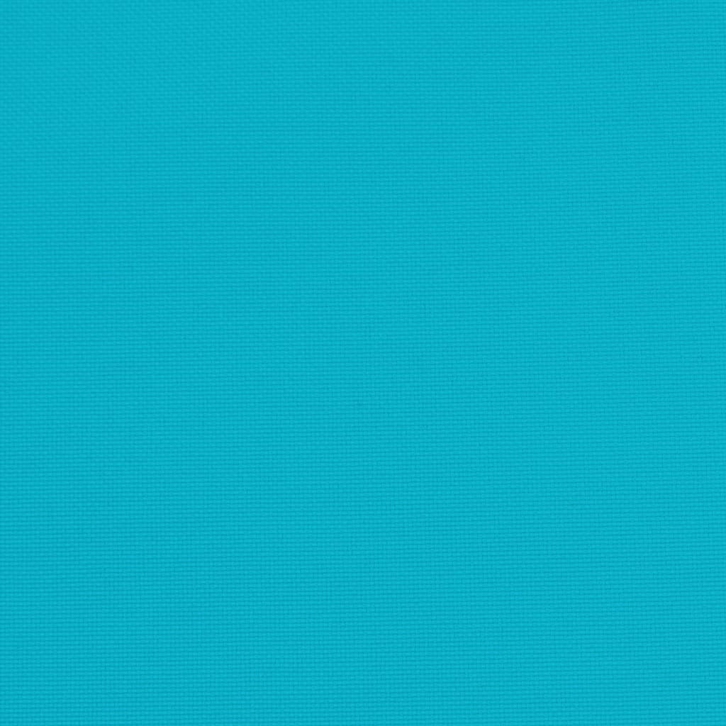 vidaXL Stoelkussens 2 st hoge rug oxford stof turquoise