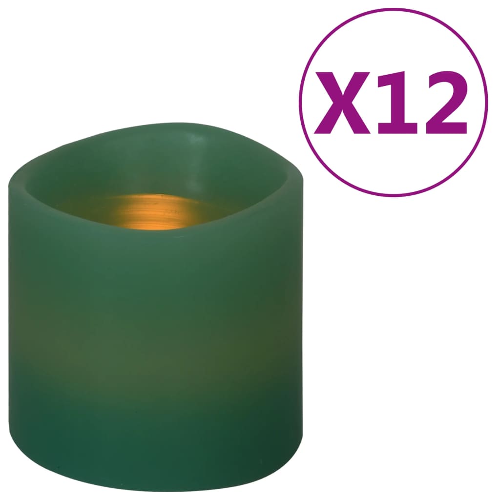 vidaXL Kaarsen 12 st LED warmwit