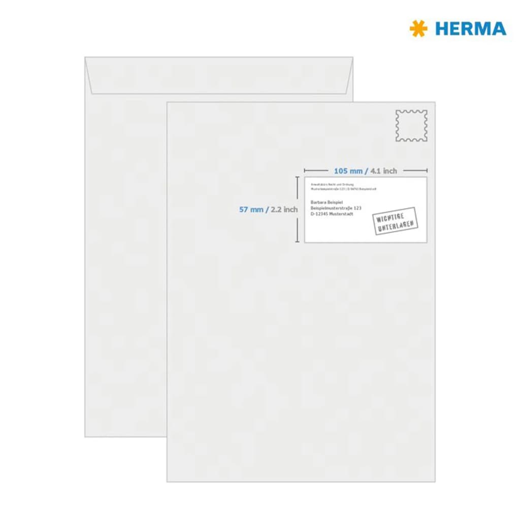 HERMA Etiketten PREMIUM 100 vellen A4 105x57 mm