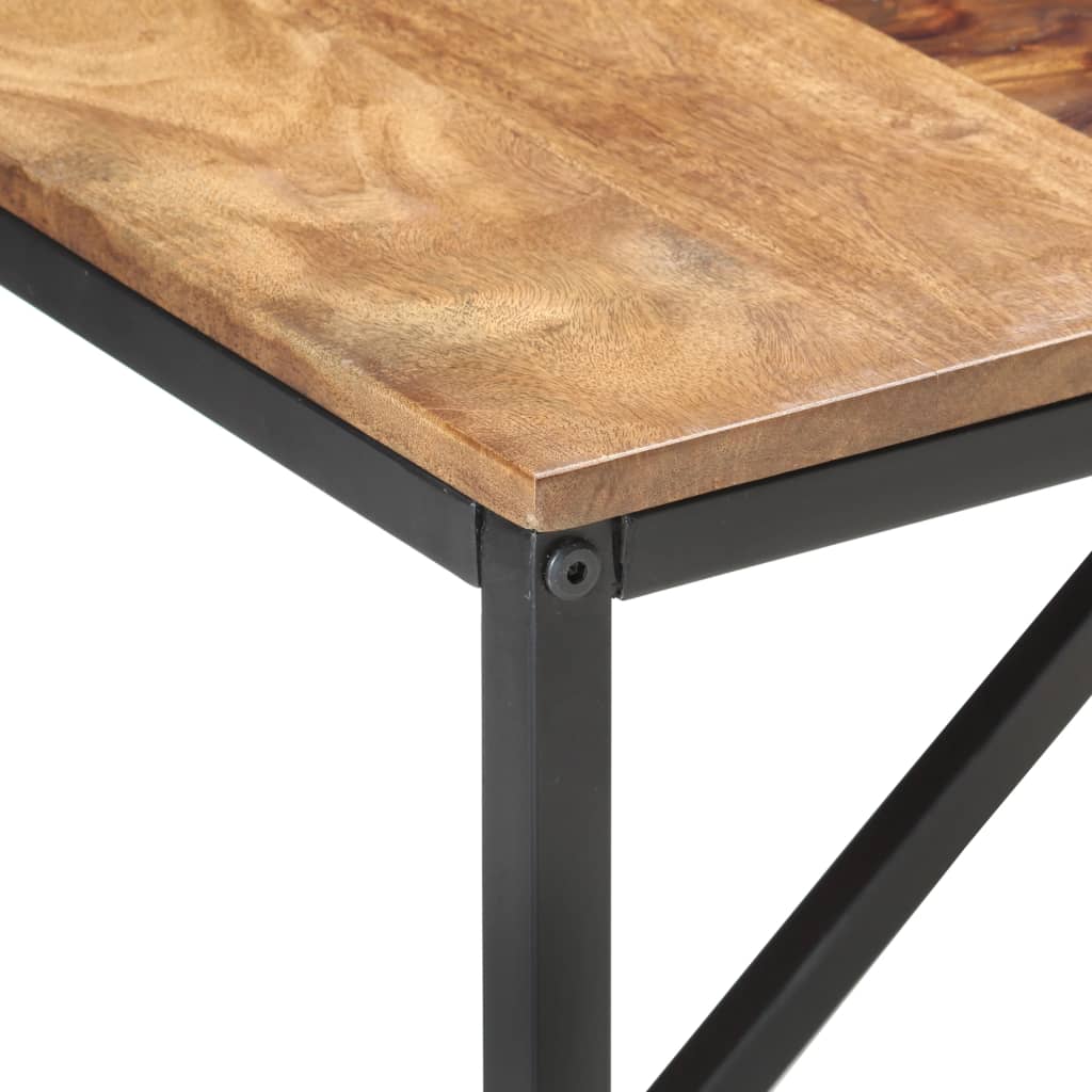 vidaXL Eettafel 180x90x76 cm massief hout