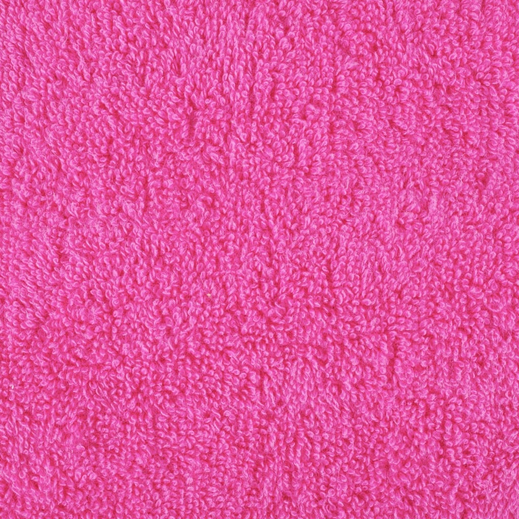 vidaXL Saunadoeken 4 st 600 g/m² 80x200 cm 100% katoen roze