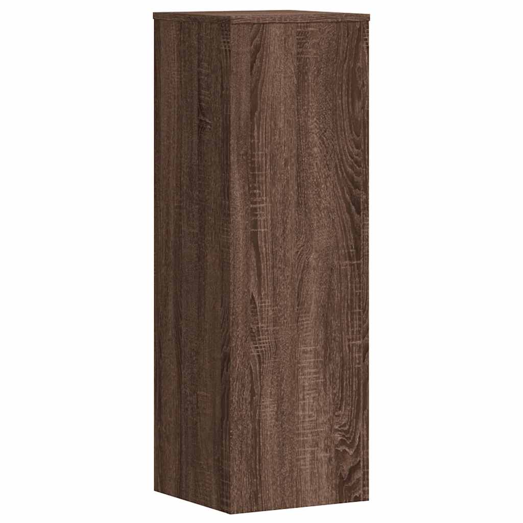 VidaXL Plantenstandaard 33x33x80 cm bewerkt hout sonoma eikenkleurig