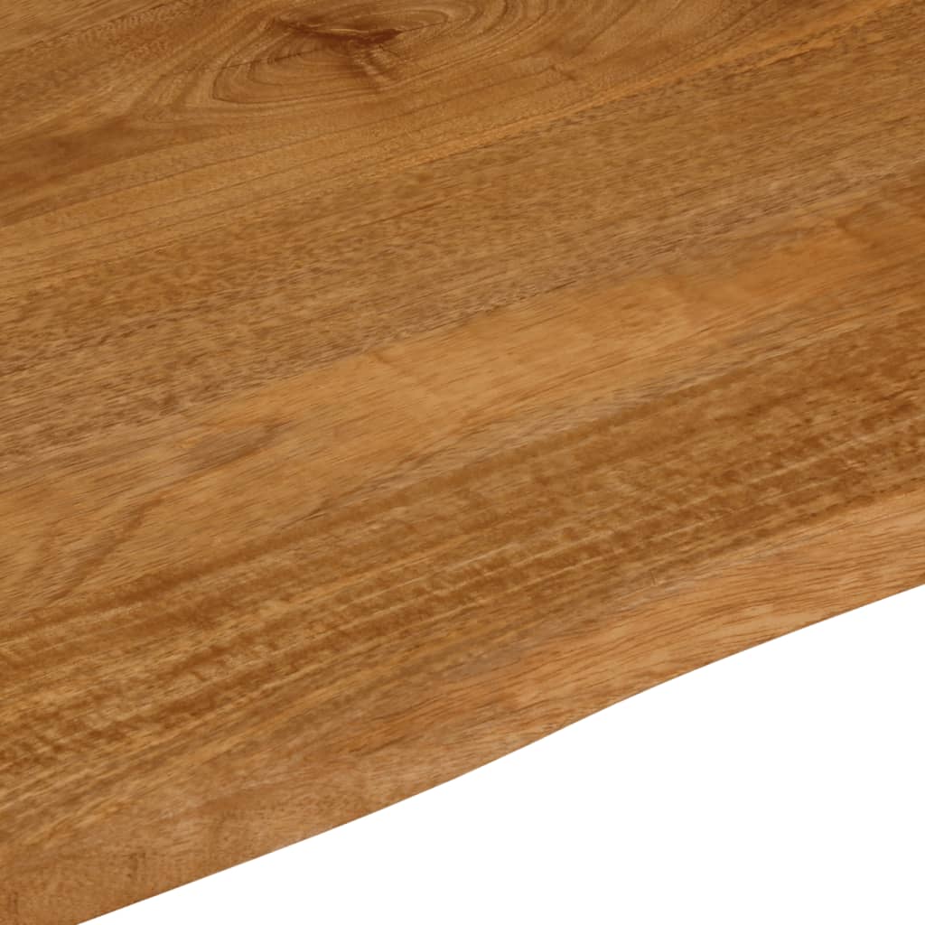 vidaXL Tafelblad met natuurlijke rand 90x80x2,5 cm massief mangohout