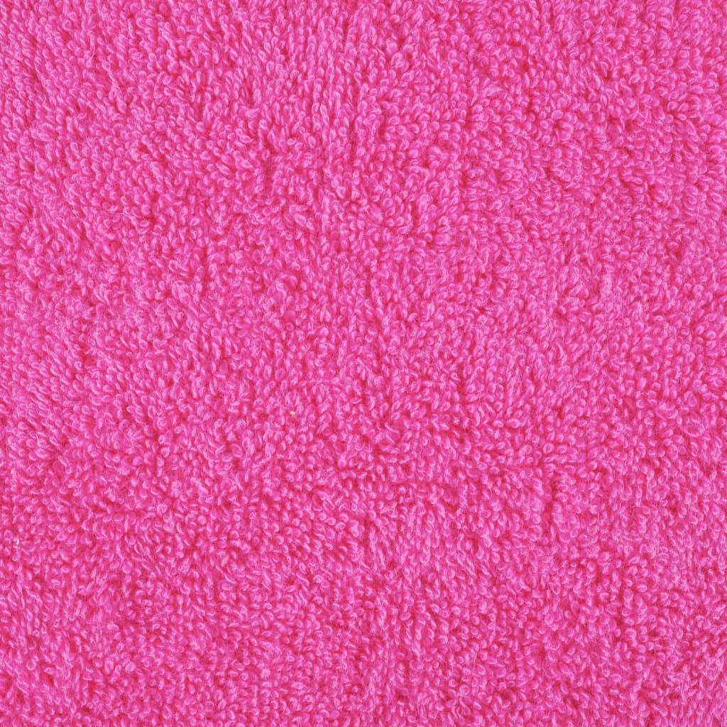 vidaXL Gastendoekjes SOLUND 10 st 600 g/m² 30x50 cm roze