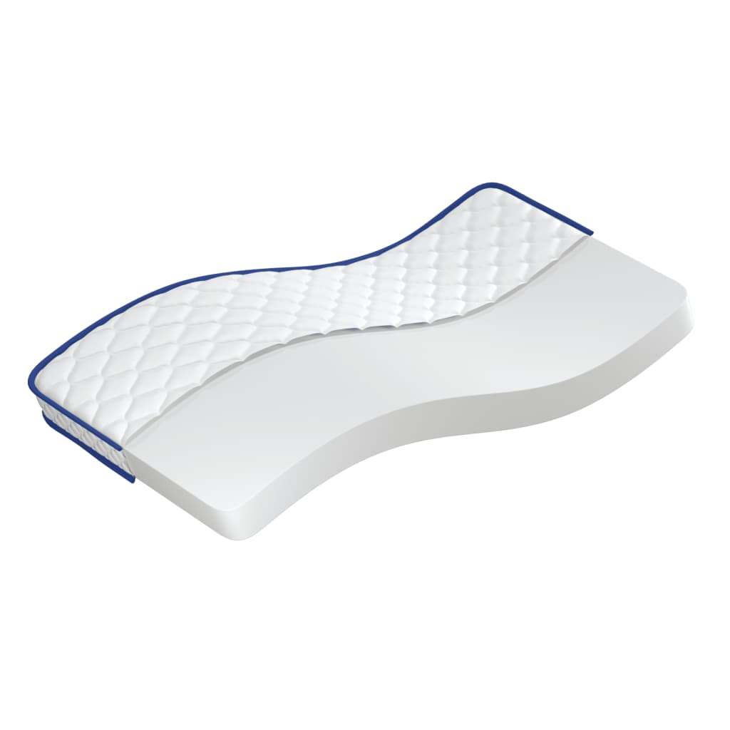 vidaXL Traagschuimmatras 90x190x17 cm wit