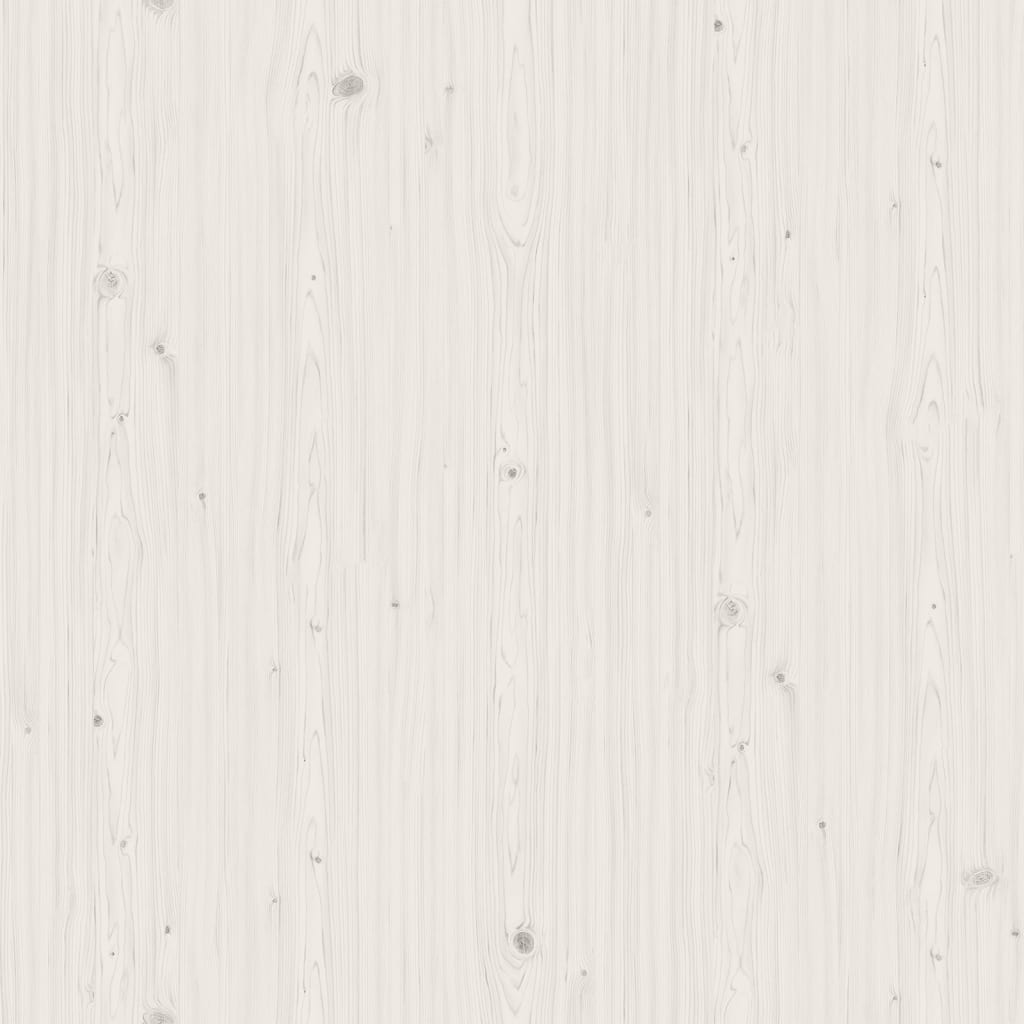 vidaXL Boekenkast/kamerscherm 80x25x132 cm massief grenenhout wit