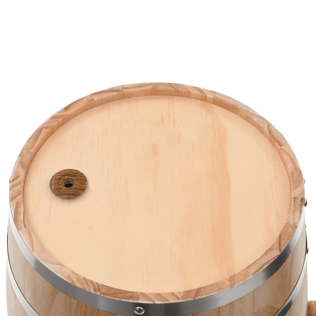 vidaXL Wijnvat met kraantje 35 L massief grenenhout
