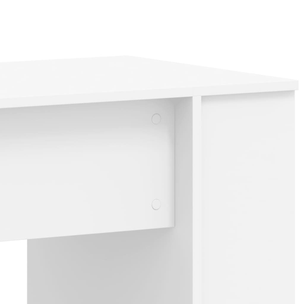 vidaXL Bureau 140x50x75 cm bewerkt hout wit