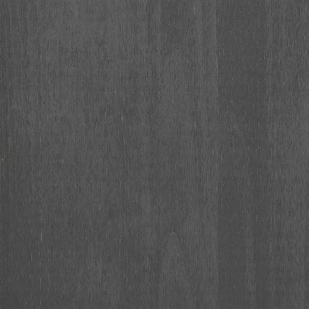 vidaXL Dressoir HAMAR 113x40x80 cm massief grenenhout donkergrijs