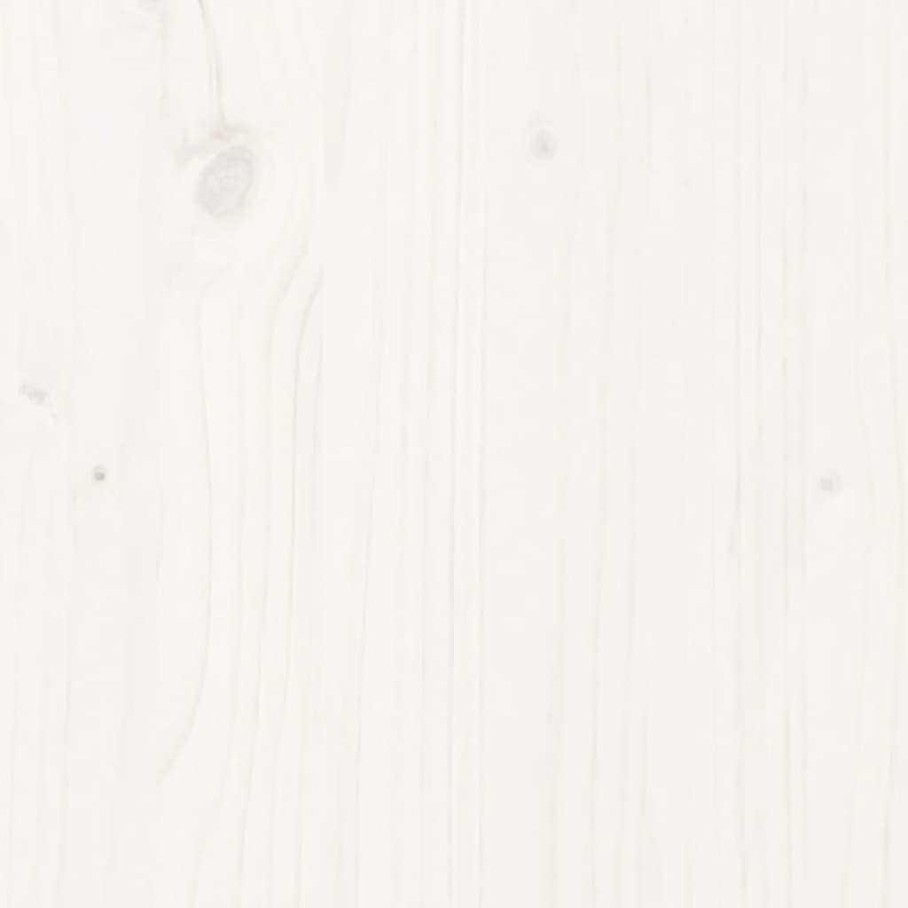 vidaXL 13-delige Tuinset massief grenenhout wit