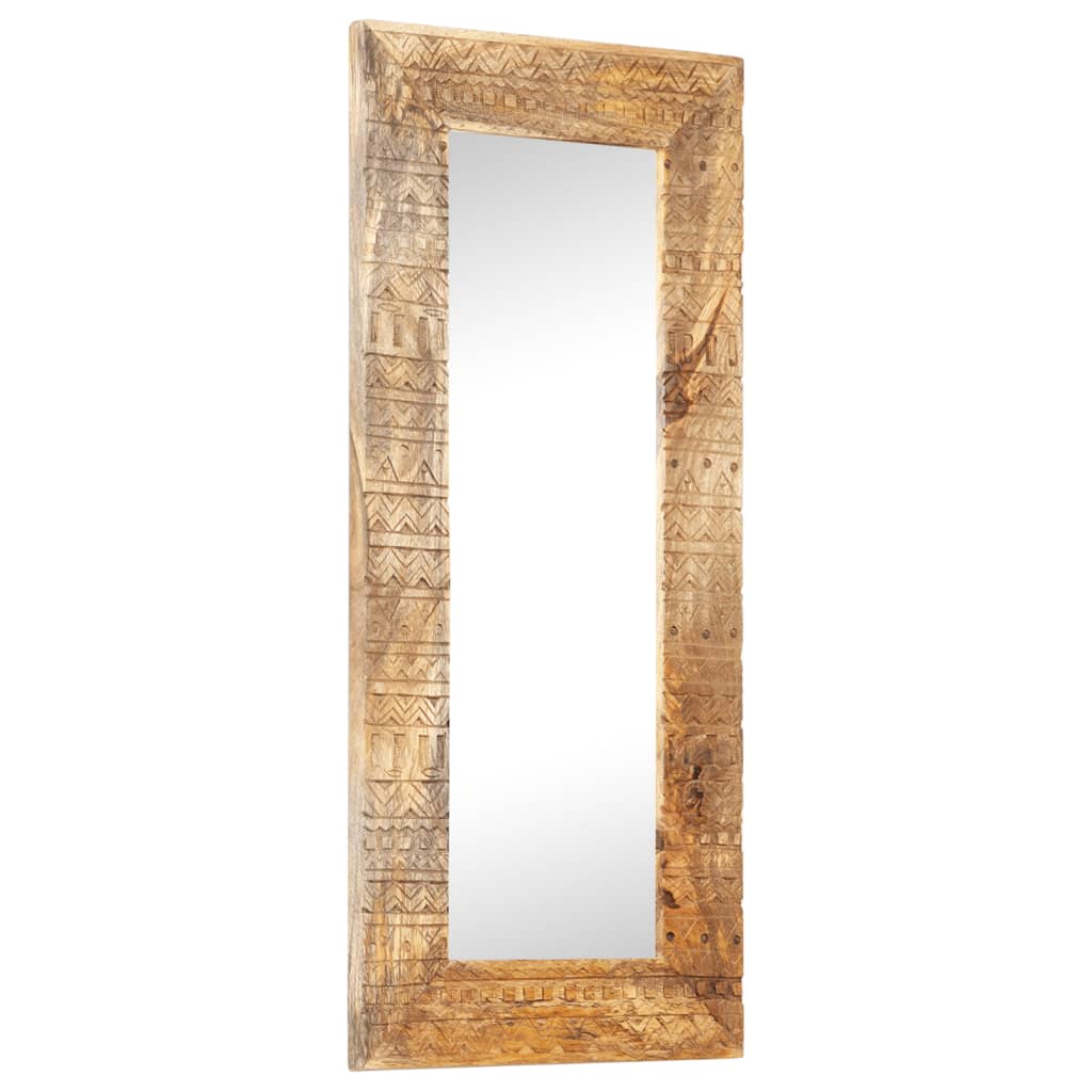 vidaXL Spiegel handgesneden 110x50x2,5 cm massief mangohout