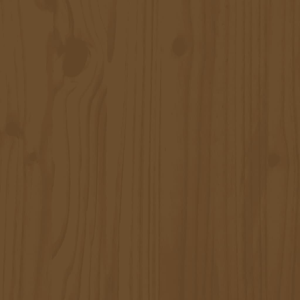 vidaXL Tuinmiddenbanken 2 st 120x80 cm massief grenenhout honingbruin