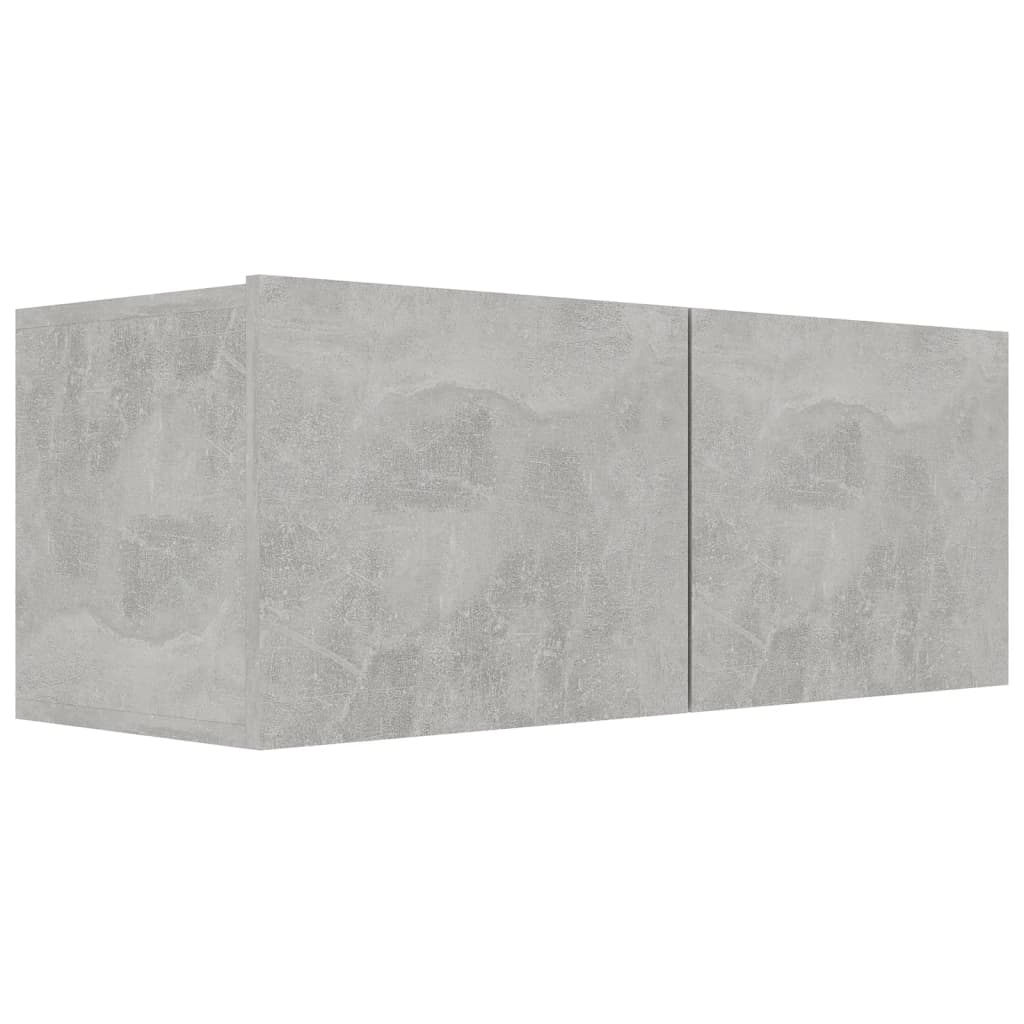 vidaXL Tv-meubelen 3 st spaanplaat betongrijs