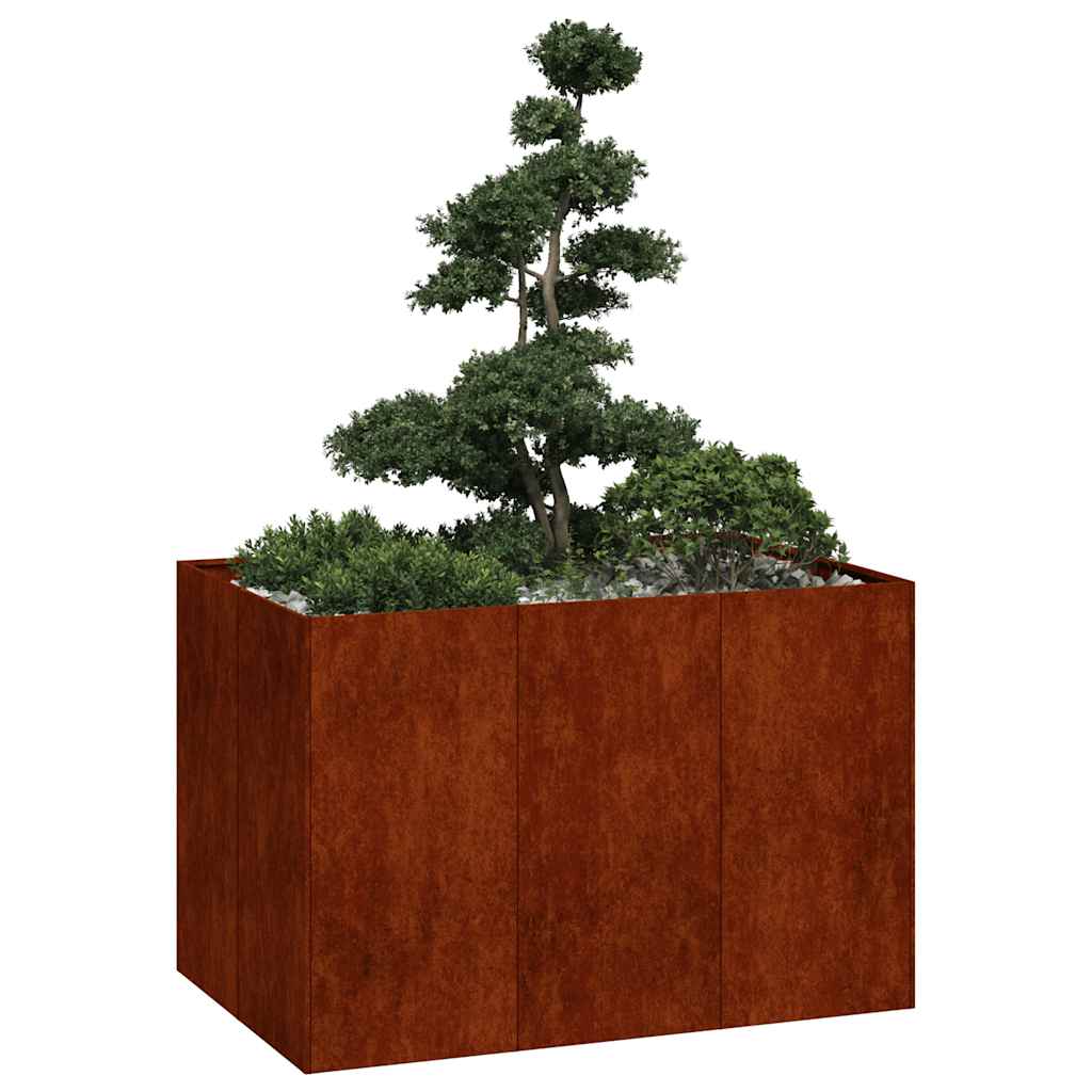 VidaXL Plantenbak Roestig 120 x 120 x 35 cm Cortenstaal VidaXL Plantenbak Roestig 120 x 120 x 35 cm Cortenstaal
