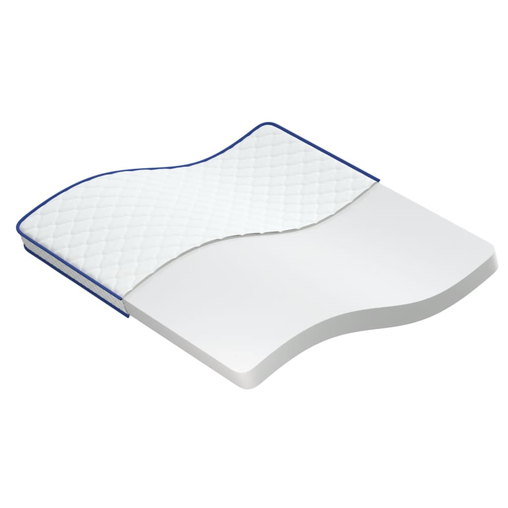 vidaXL Traagschuimmatras 200x200x17 cm wit