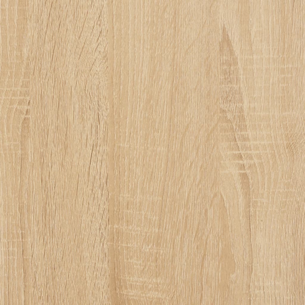 vidaXL Salontafel met rek 100x51x40 cm bewerkt hout sonoma eikenkleur