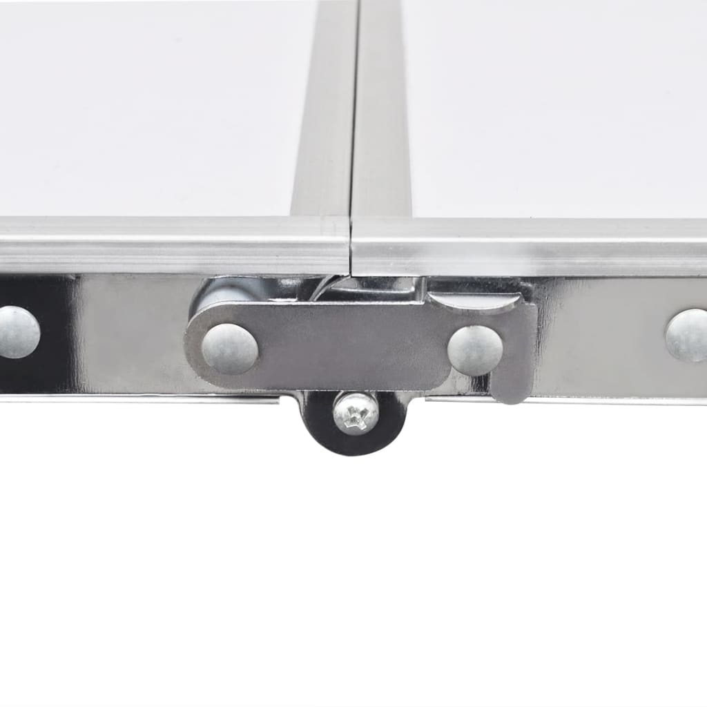 vidaXL Campingtafel inklapbaar en verstelbaar 240x60 cm aluminium
