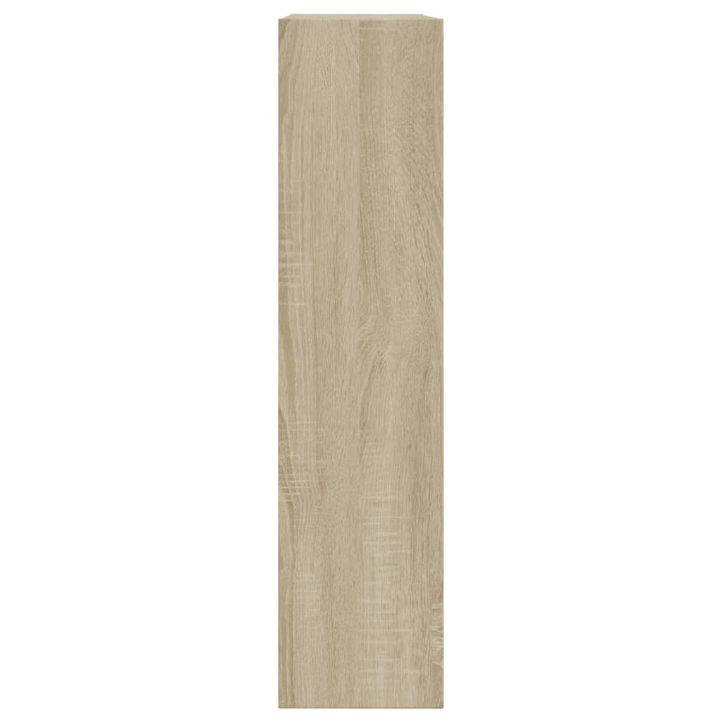 vidaXL Schoenenkast 80x21x87,5 cm bewerkt hout sonoma eikenkleurig