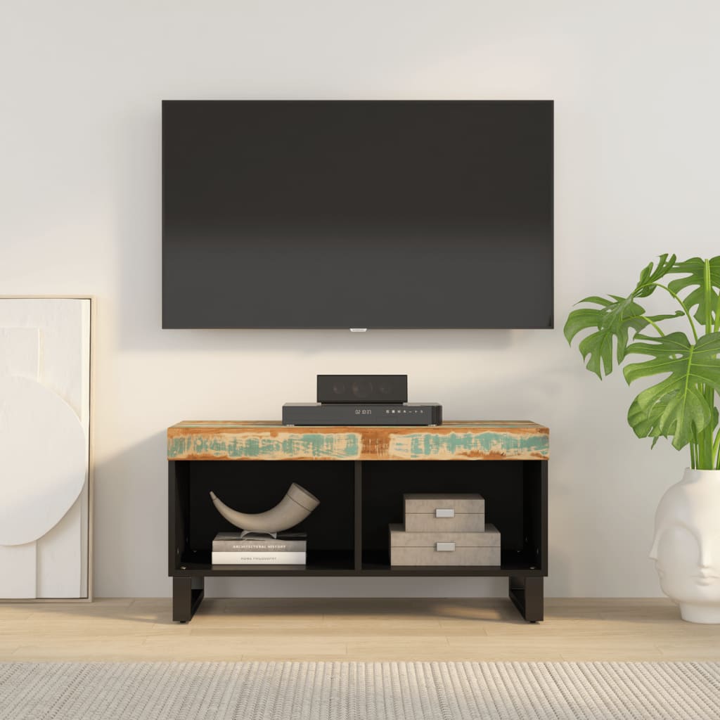 vidaXL Tv-meubel 85x33x43,5 cm massief gerecycled hout