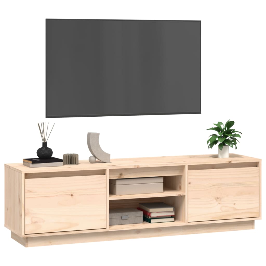 vidaXL Tv-meubel 140x35x40 cm massief grenenhout