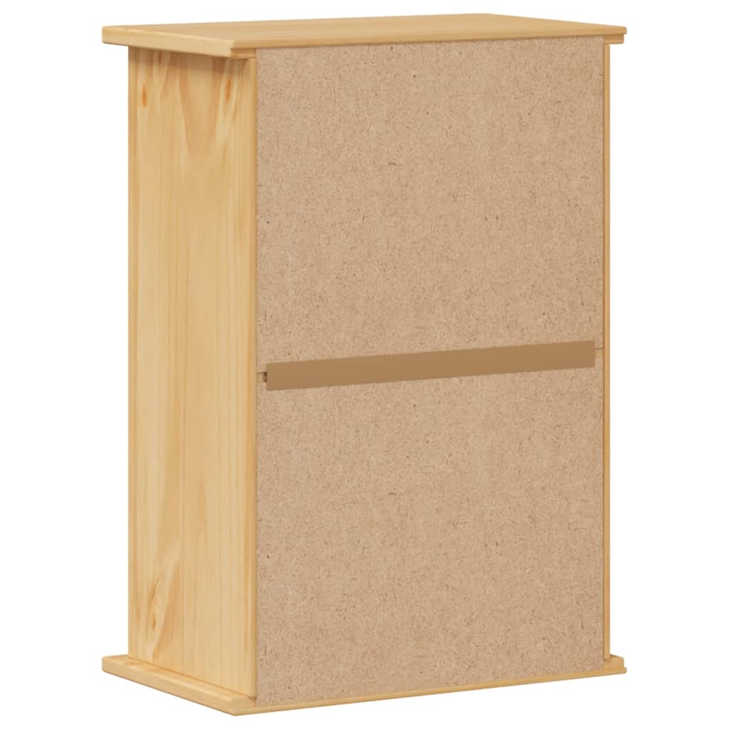 vidaXL Badkamerwandkast Corona 45x27x64,5 cm massief grenenhout