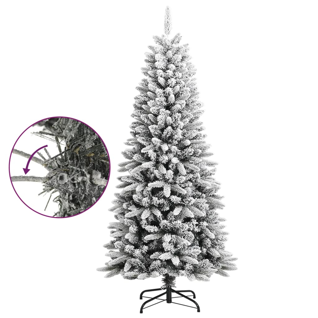 vidaXL Kunstkerstboom met sneeuw 150 cm PVC en PE