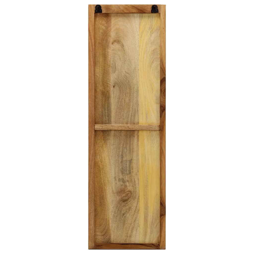 vidaXL Wandkapstokken 2 st 36x110x3 cm massief mangohout