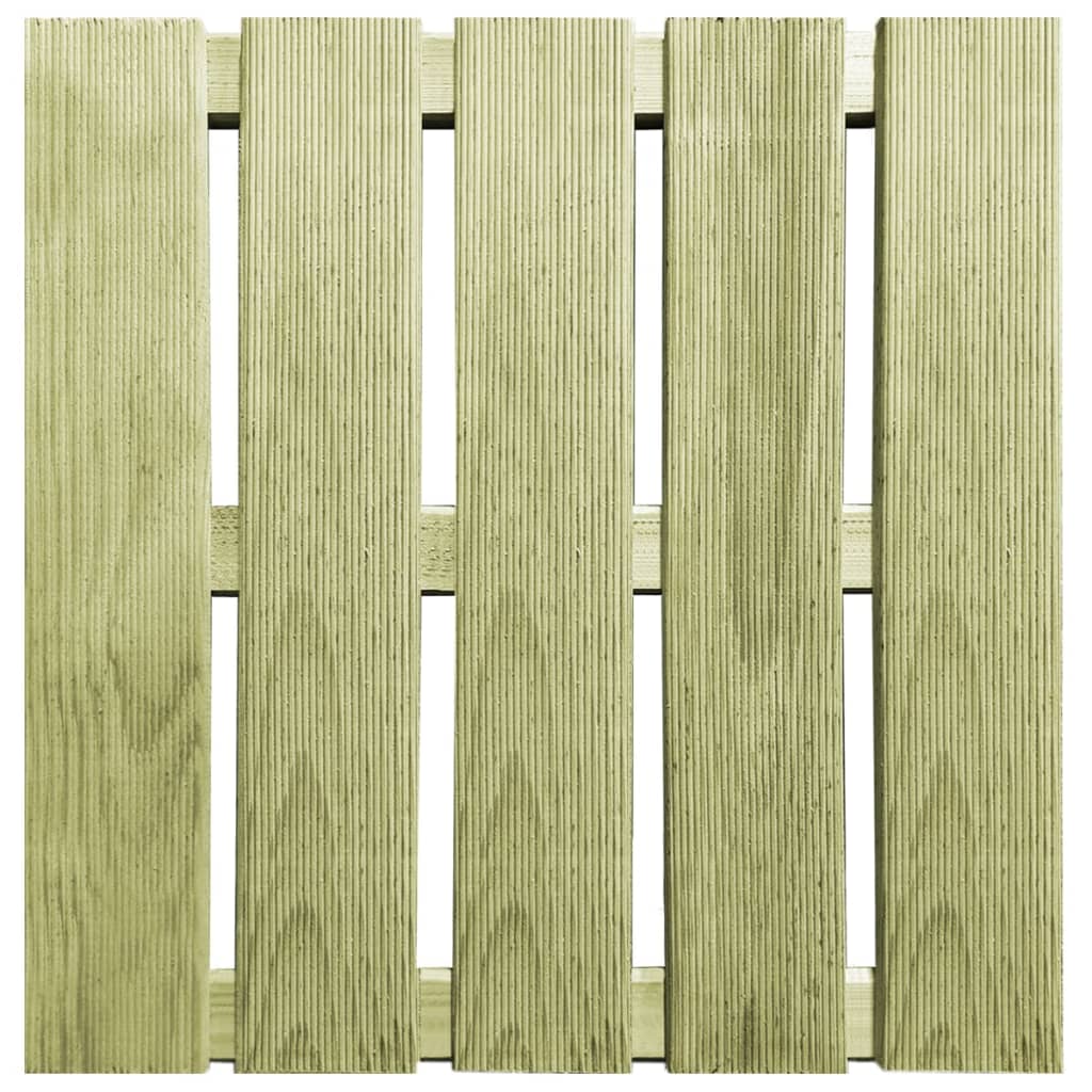 vidaXL 30 st Terrastegels 50x50 cm hout groen