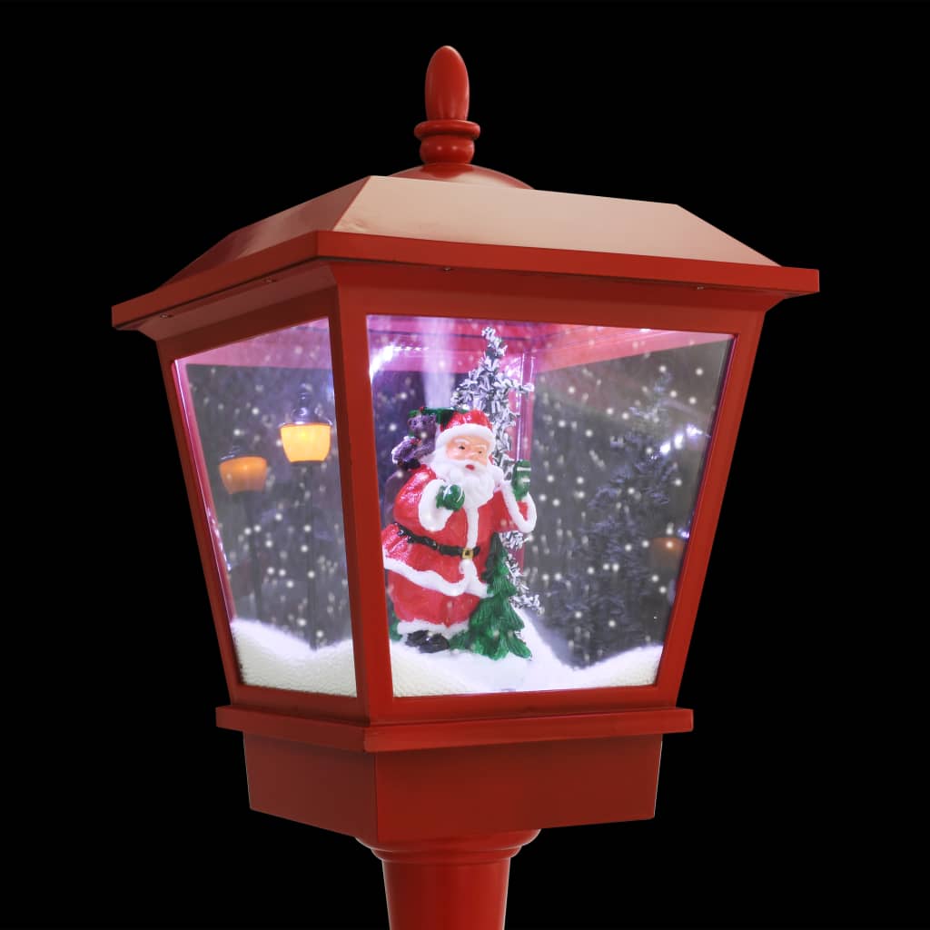 vidaXL Straatlantaarn met kerstman LED 180 cm