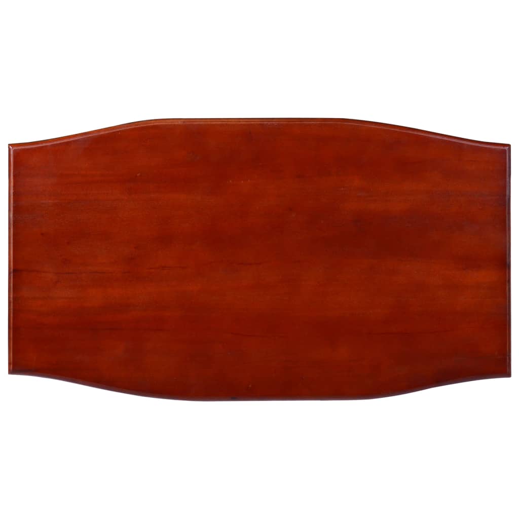 vidaXL Salontafel 90x50x40 cm massief mahoniehout klassiek bruin