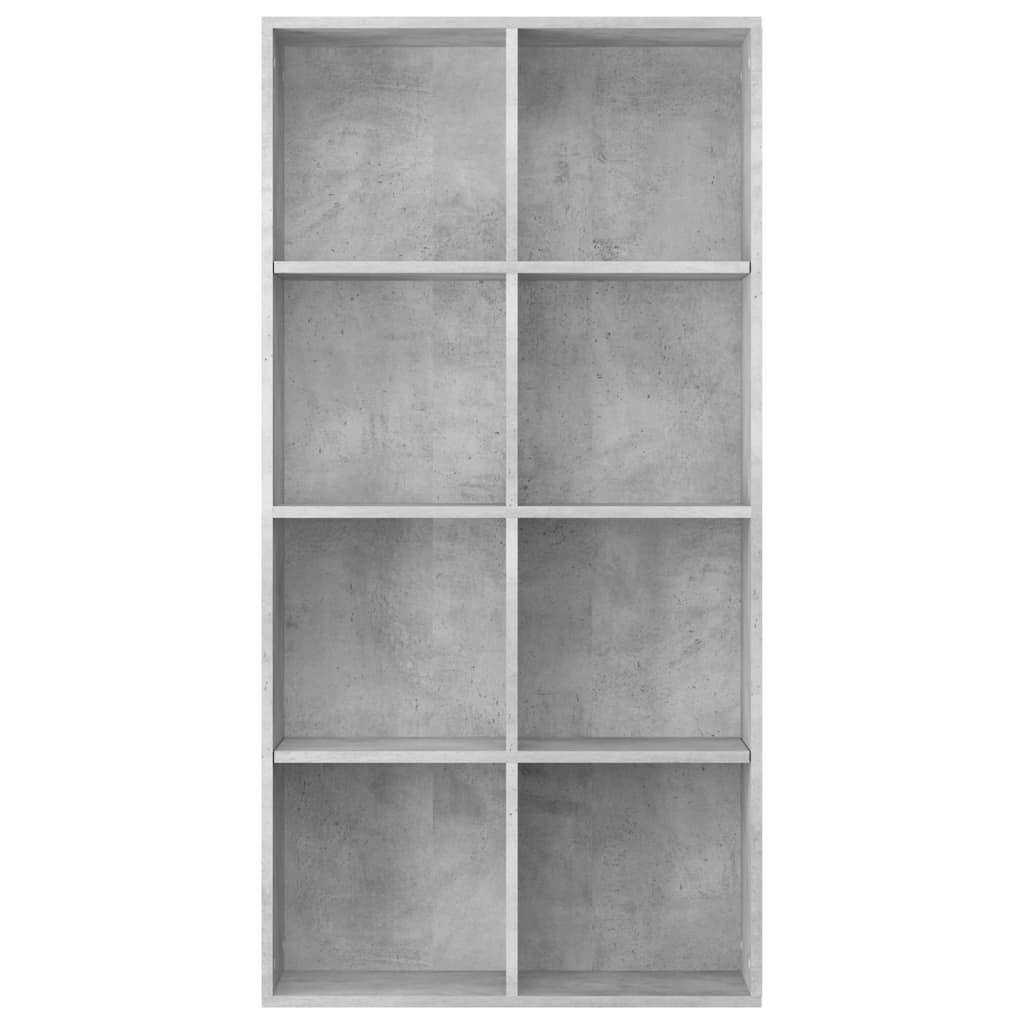 vidaXL Boekenkast/dressoir 66x30x130 cm bewerkt hout betongrijs